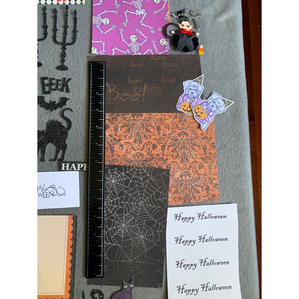 Halloween Scrapbooking & Craft Supplies Lot - Picture 8 of 11
